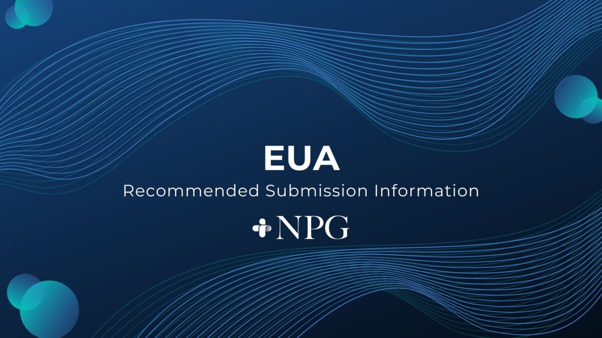 Post Image: EUA – Recommended Submission Information