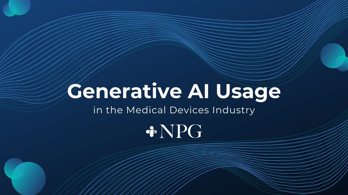 Post Image: Generative AI Usage in the Medical Devices Industry